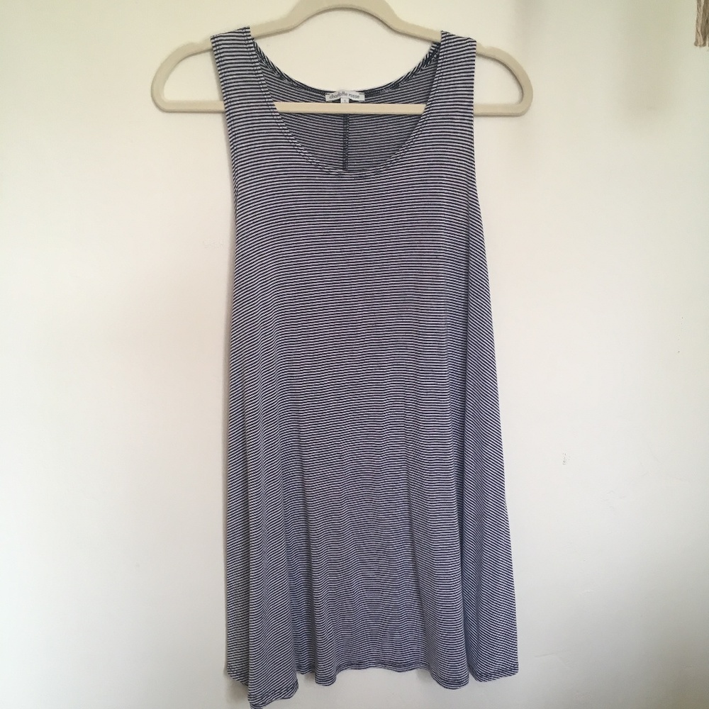 Pinstripe Charlotte Russe flowy dress